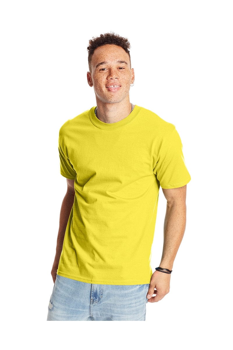 Hanes T-Shirts S / Yellow Hanes 5180: Adult 6.1 oz. Beefy-T®