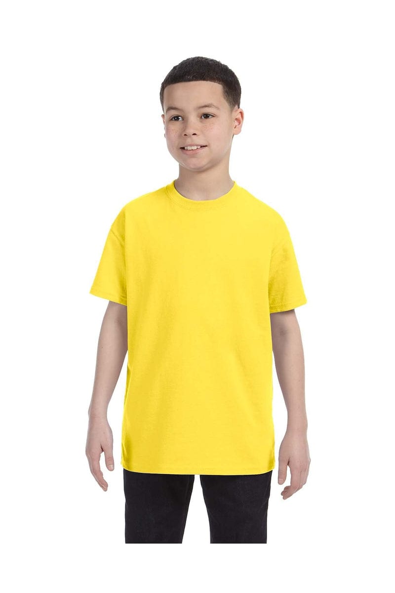 Hanes T-Shirts XS / Yellow Hanes 54500: Youth 6.1 oz. Tagless® T-Shirt