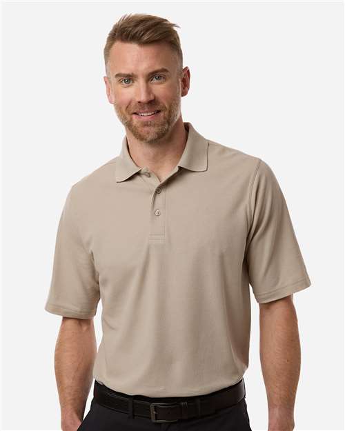 Harriton 13838 Harriton M105: Men's Maverick CVC Pique Polo