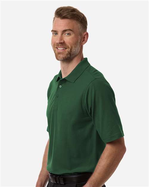 Harriton 13838 S / Dark Green Harriton M105: Men's Maverick CVC Pique Polo