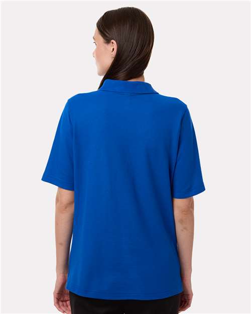 Harriton 13860 Harriton M105W: Women's Maverick CVC Pique Polo