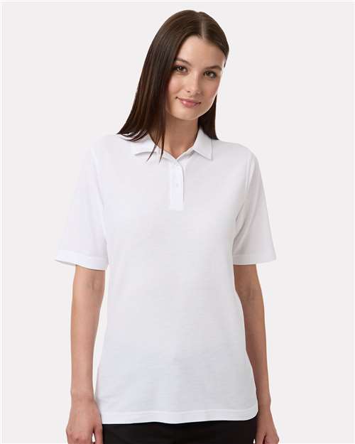 Harriton 13860 Harriton M105W: Women's Maverick CVC Pique Polo