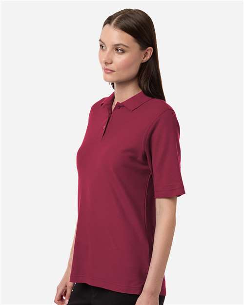 Harriton 13860 Harriton M105W: Women's Maverick CVC Pique Polo