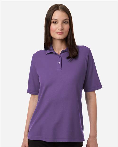 Harriton 13860 Harriton M105W: Women's Maverick CVC Pique Polo