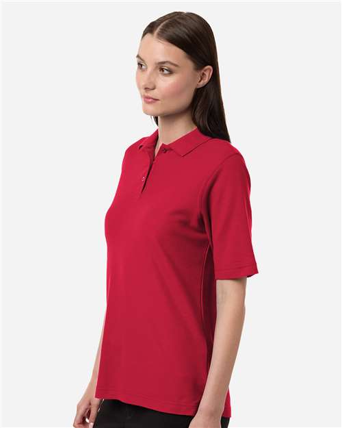 Harriton 13860 Harriton M105W: Women's Maverick CVC Pique Polo