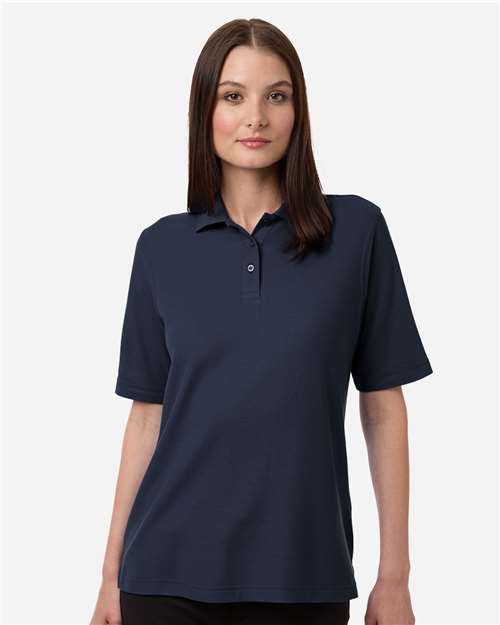 Harriton 13860 Harriton M105W: Women's Maverick CVC Pique Polo