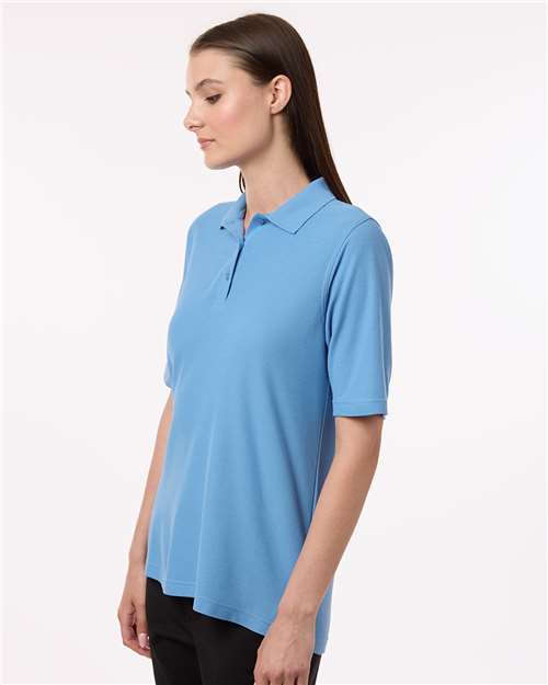 Harriton 13860 Harriton M105W: Women's Maverick CVC Pique Polo