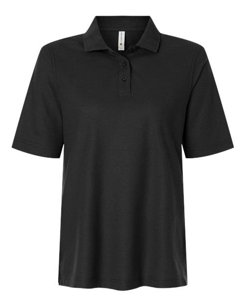 Harriton 13860 Harriton M105W: Women's Maverick CVC Pique Polo