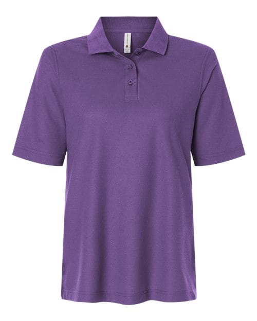 Harriton 13860 Harriton M105W: Women's Maverick CVC Pique Polo