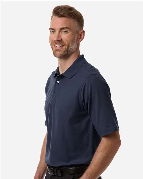 Harriton 13914 LT / Dark Navy Harriton M105T: Men's Tall Maverick CVC Pique Polo