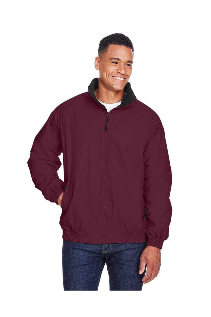 Harriton Outerwear Harriton M740: Adult Fleece-Lined Nylon Jacket