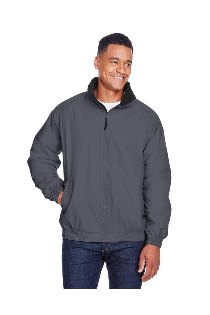 Harriton Outerwear Harriton M740: Adult Fleece-Lined Nylon Jacket