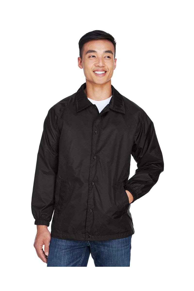 Harriton Outerwear S / Black Harriton M775: Adult Nylon Staff Jacket