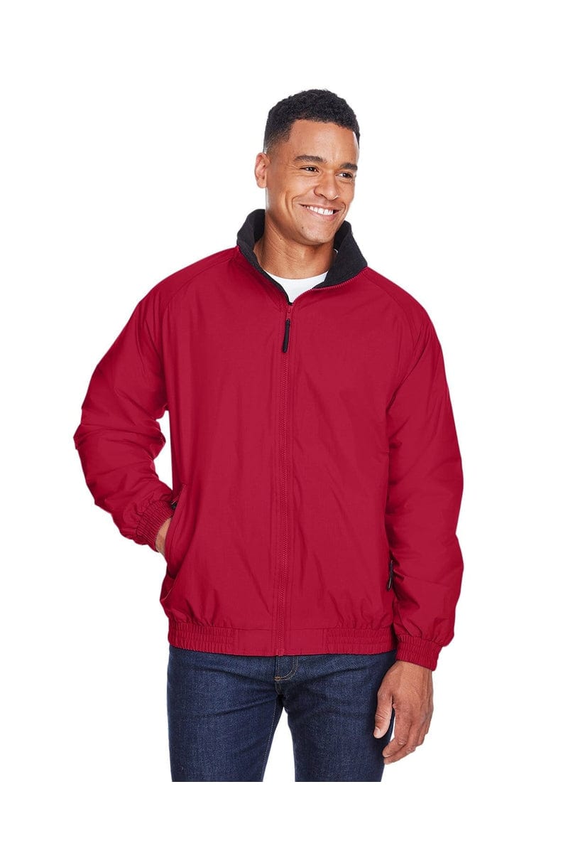 Harriton M740: Adult Fleece-Lined Nylon Jacket | Bulkthreads