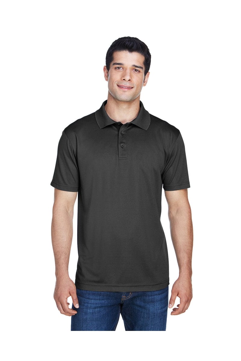Harriton Polos/Knits 5XL / Black Harriton M315: Men's 4 oz. Polytech Polo, Basic Colors