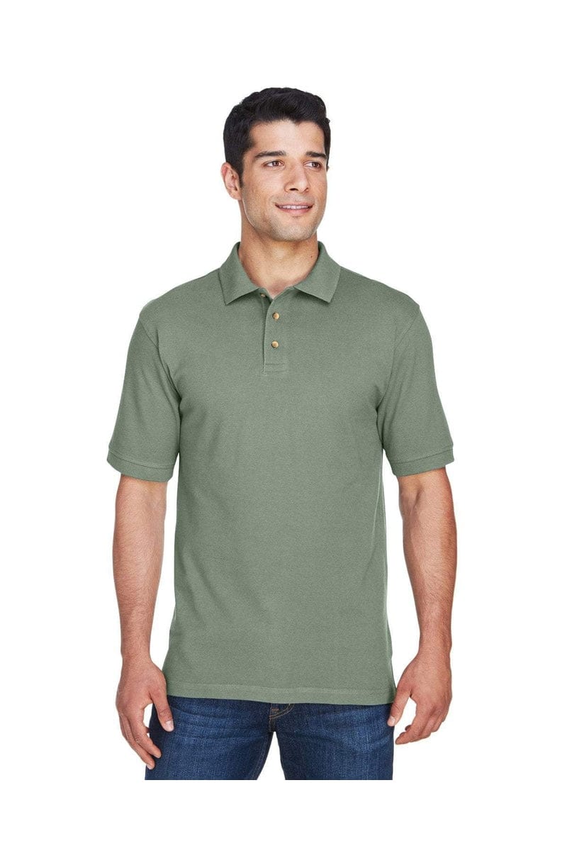 Harriton Polos/Knits Harriton M200: Men's 6 oz. Ringspun Cotton Pique Short-Sleeve Polo