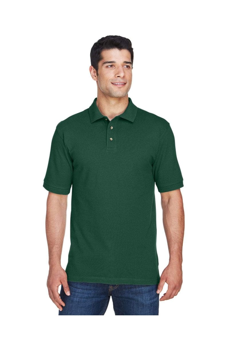 Harriton Polos/Knits Harriton M200: Men's 6 oz. Ringspun Cotton Pique Short-Sleeve Polo