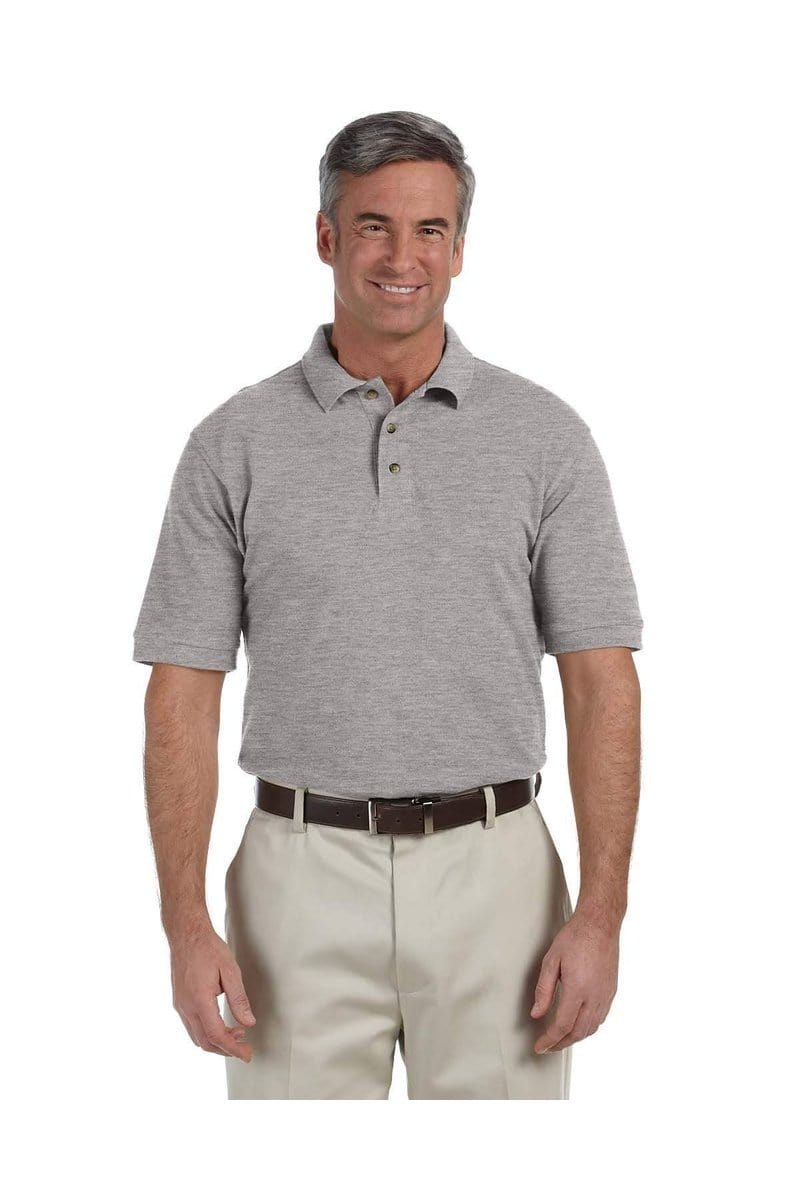 Harriton Polos/Knits Harriton M200T: Men's Tall 6 oz. Ringspun Cotton Pique Short-Sleeve Polo