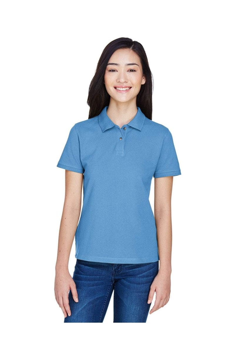 Harriton Polos/Knits Harriton M200W: Ladies' 6 oz. Ringspun Cotton Pique Short-Sleeve Polo