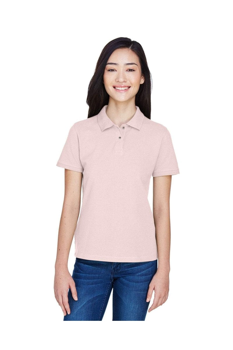 Harriton Polos/Knits Harriton M200W: Ladies' 6 oz. Ringspun Cotton Pique Short-Sleeve Polo