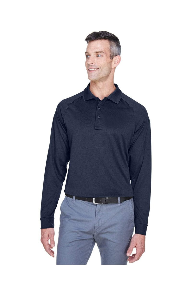 Harriton Polos/Knits Harriton M211L: Men's Tactical Long-Sleeve Performance Polo