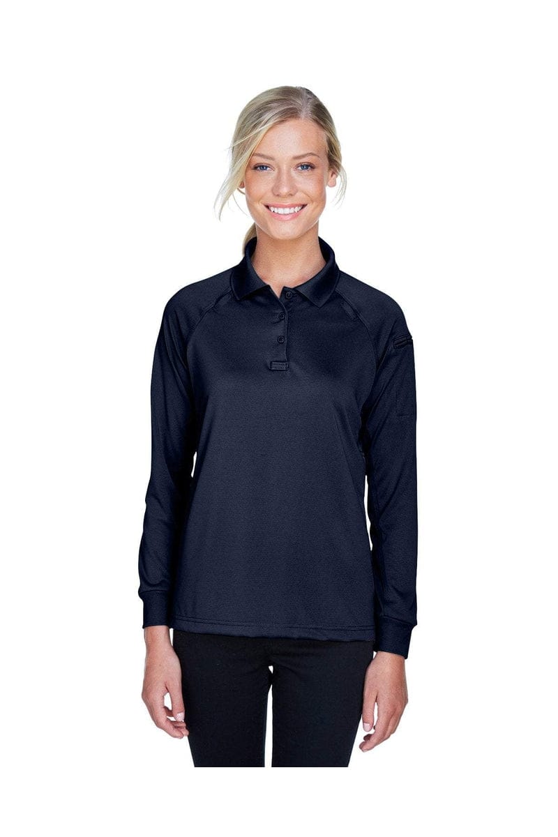 Harriton Polos/Knits Harriton M211LW: Ladies' Tactical Long-Sleeve Performance Polo