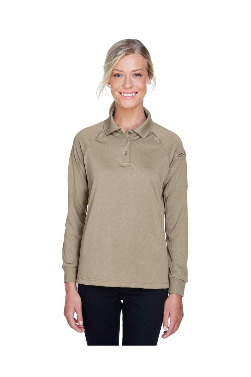Harriton Polos/Knits Harriton M211LW: Ladies' Tactical Long-Sleeve Performance Polo