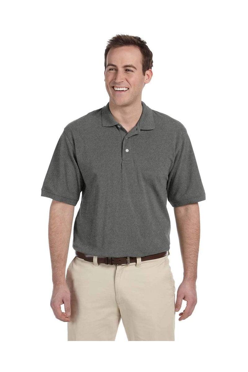 Harriton Polos/Knits Harriton M265T: Men's Tall 5.6 oz. Easy Blend(tm) Polo