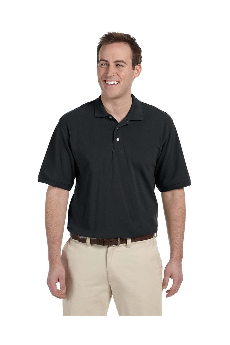 Harriton Polos/Knits Harriton M265T: Men's Tall 5.6 oz. Easy Blend(tm) Polo