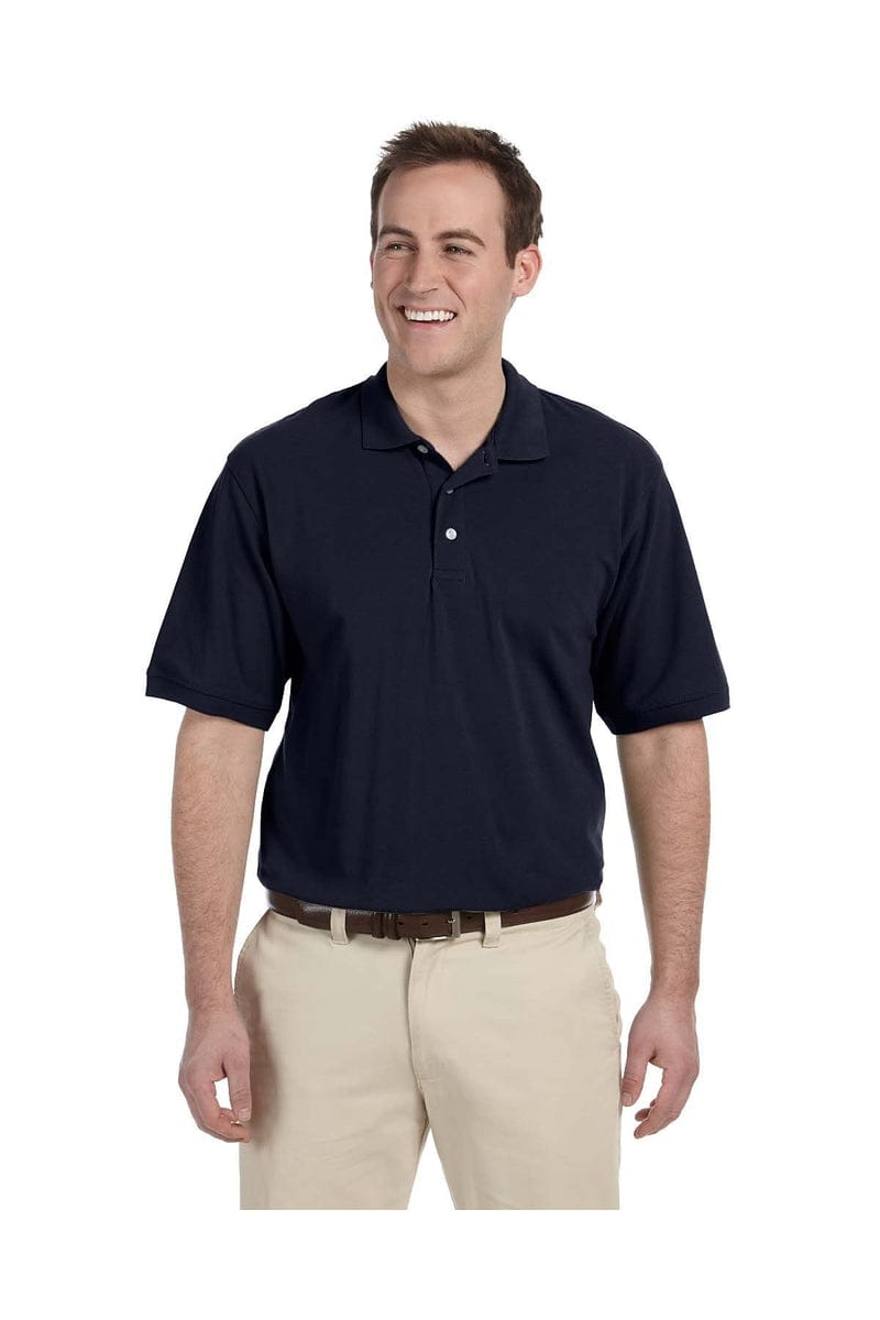 Harriton Polos/Knits Harriton M265T: Men's Tall 5.6 oz. Easy Blend(tm) Polo