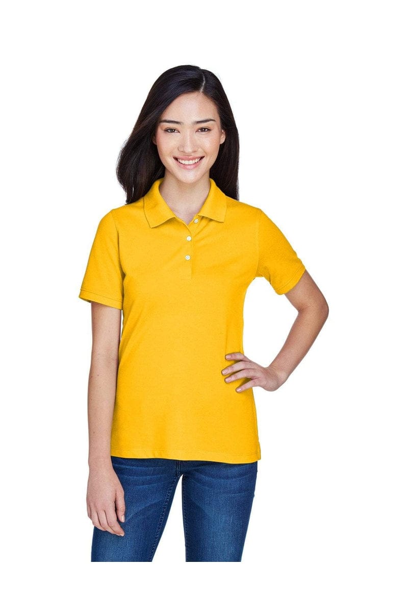 Harriton Polos/Knits Harriton M265W: Ladies' 5.6 oz. Easy Blend(tm) Polo
