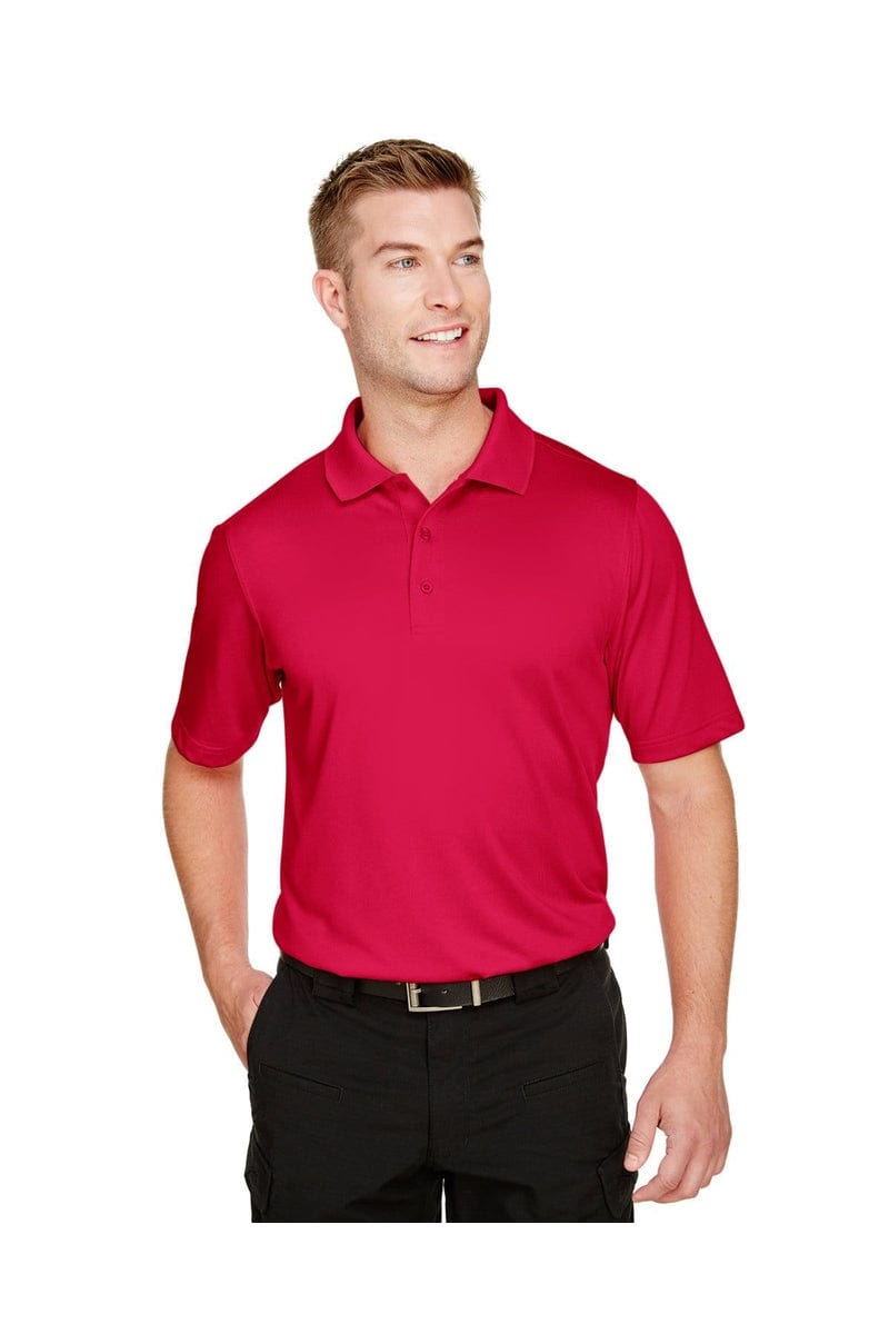 Harriton Polos/Knits S / Red Harriton M348: Men's Advantage Snag Protection Plus Polo