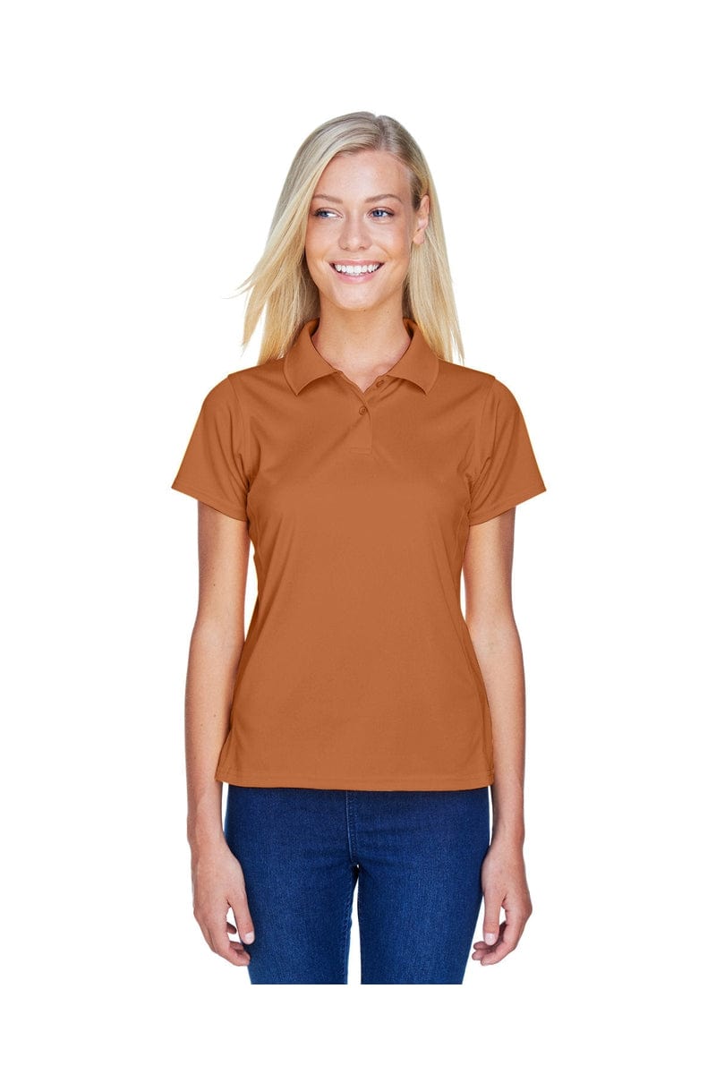 Harriton Polos/Knits S / Texas Orange Harriton M315W: Ladies' 4 oz. Polytech Polo