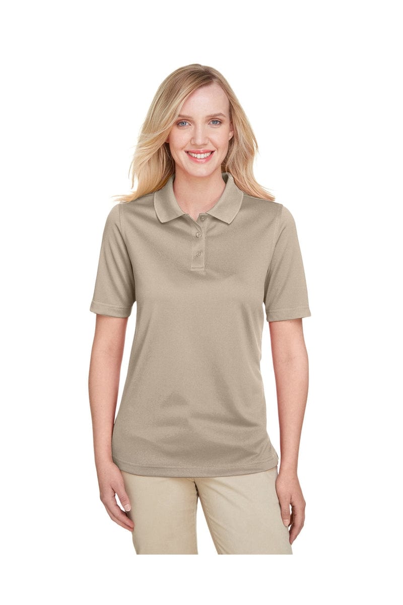 Harriton Polos/Knits XS / Khaki Harriton M348W: Ladies' Advantage Snag Protection Plus Polo