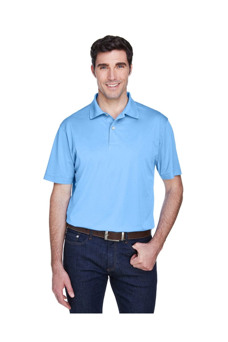 Harriton Polos/Knits XS / Light Blue Harriton M354: Men's Micro-Pique Polo
