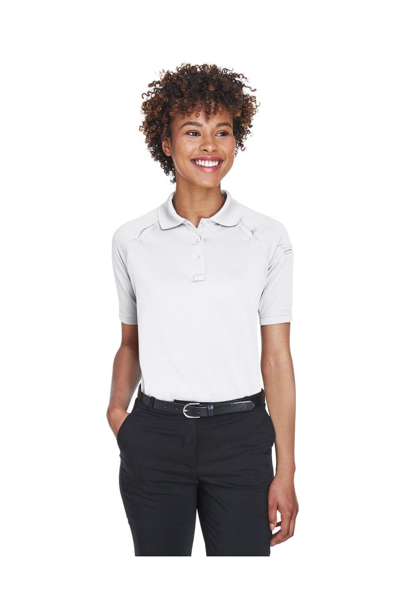 Harriton Polos/Knits XS / White Harriton M211W: Ladies' Tactical Performance Polo