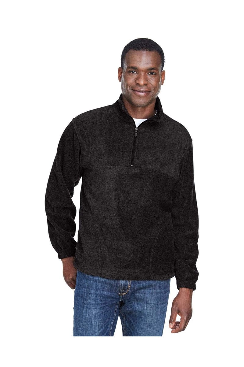 Harriton M980 Adult 8 oz. Quarter Zip Fleece Pullover Bulkthreads Bulkthreads