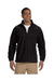 Harriton Sweatshirts/Fleece XLT / Black Harriton M990T: Men's Tall 8 oz. Full-Zip Fleece