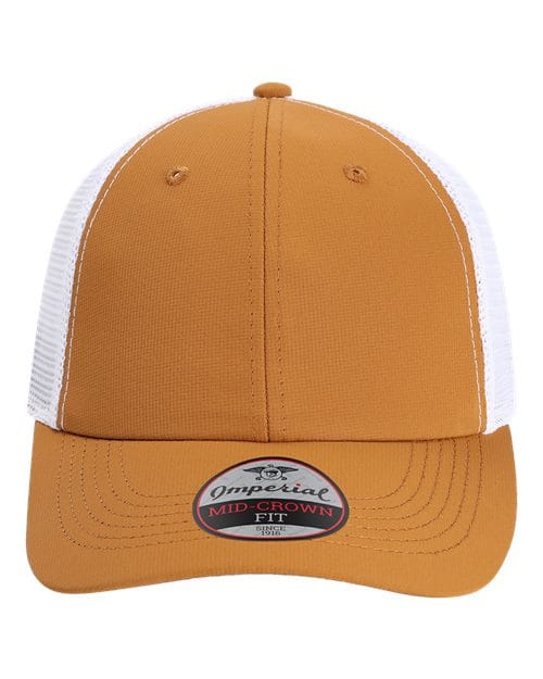 Imperial X210SM-The Original Sport Mesh Cap in Buckthorn Brown/ White