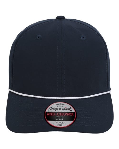Imperial 11377 Adjustable / Navy/ White 7054-The Wingman Cap