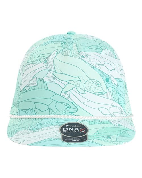 Imperial DNA014-The Golden Hour Cap in Aqua