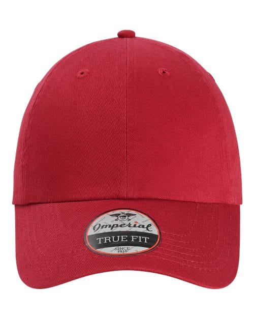 Imperial X210B-The Original Buckle Dad Hat in Cardinal Red