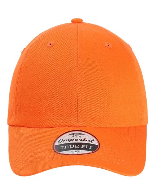Imperial X210B-The Original Buckle Dad Hat in Orange