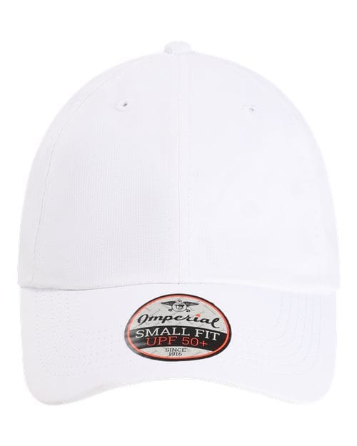 Imperial 12197 Adjustable / White L210P-The Original Small Fit Performance Cap