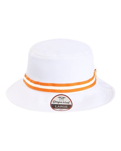 Imperial 12204 One Size / White/ Orange 1371P-The Oxford Performance Bucket Hat