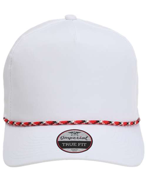 Imperial 9186 Adjustable / White/ Red-Black 5054-The Wrightson Cap