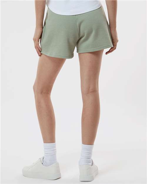Independent Trading Co. PRM20SRT-Women’s Lightweight California Wave Wash Fleece Shorts in 