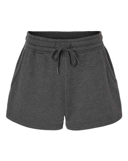 Independent Trading Co. PRM20SRT-Women’s Lightweight California Wave Wash Fleece Shorts in Shadow
