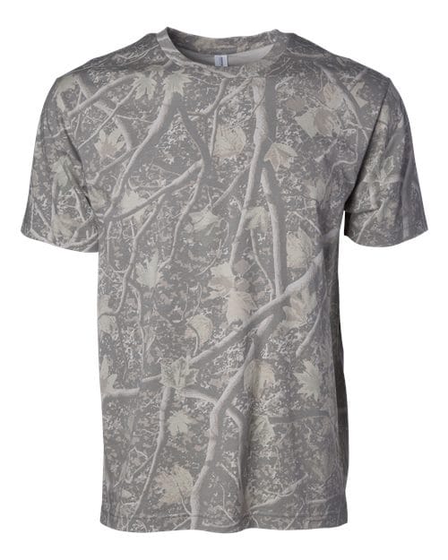 Independent Trading Co. PRM180PT Unisex Premium T-Shirt in Deadwood Tree Camo