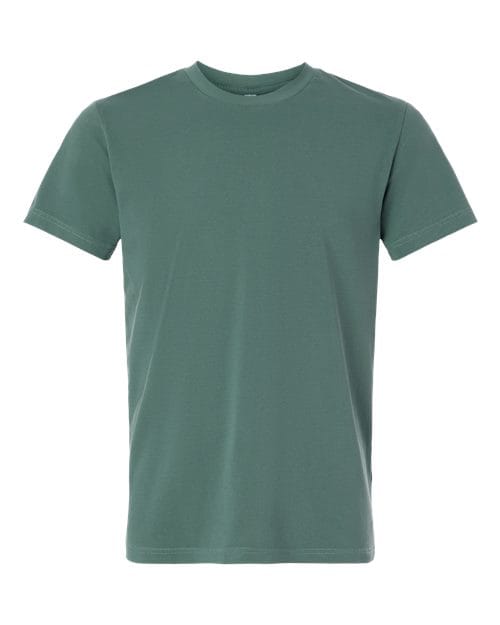 Independent Trading Co. PRM180PT Unisex Premium T-Shirt in Pigment Alpine Green